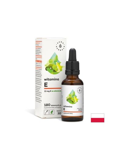 Грижа за косата, кожата и ноктите - Витамин Е, 30 ml капки Aura Herbals