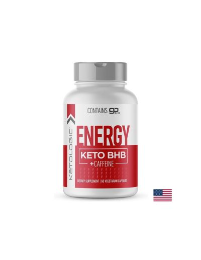 Екзогенни кетони + Кофеин - Energy Keto BHB + Caffeine, 60 капсули