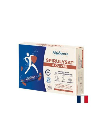 Фикоцианин от спирулина + мед – жизненост и сила - Spirulisat® , 20 ампули x 10 ml AlgoSource