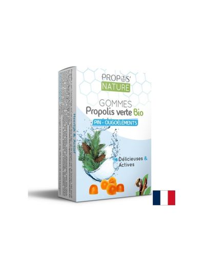Зелен прополис с микроелементи и масло от бор, 40 желирани таблетки Propos’Nature
