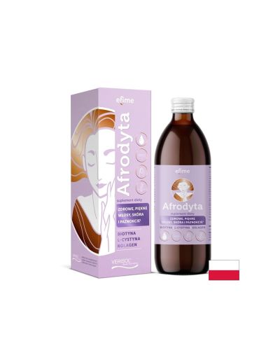 Афродита – течна формула за коса, кожа и нокти, 500 ml, 20 дози