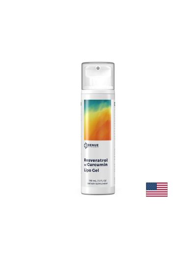 Клетъчно и сърдечно здраве -  Ресвератрол + Куркумин, липозомен гел, 150 ml