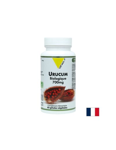 Коса и кожа - Анато - Urucum Biologique, 700 mg x 60 капсули