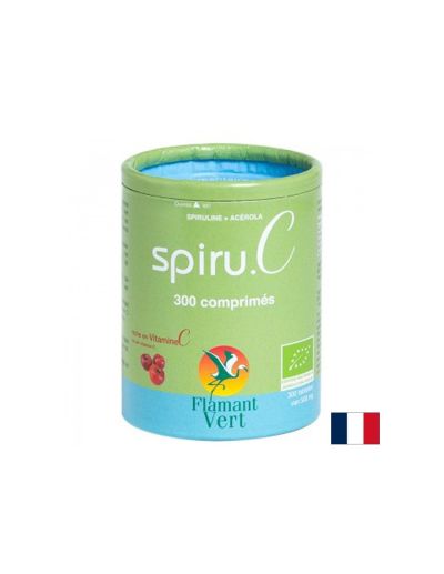 Имунитет - Спирулина 400 mg  + Aцерола 100 mg Spiru C, Био, 300 таблетки