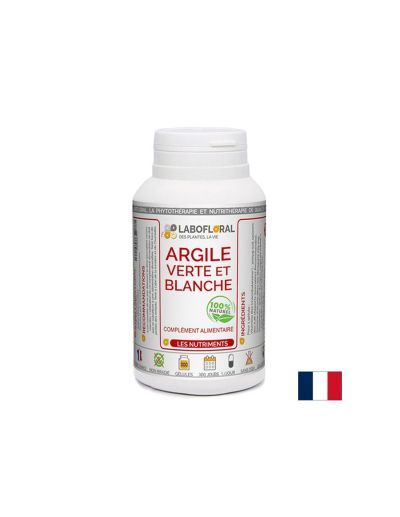 Храносмилане и черен дроб - Бяла + зелена глина, 50 капсули