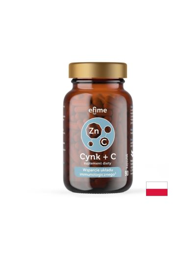 Имунитет - Цинк 10 mg + Витамин С 300 mg Efime х 90 капсули