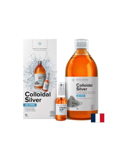 Колоидно сребро 40 PPM, 1000 ml