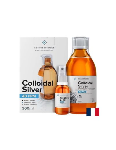 Колоидно сребро 40 PPM, 300 ml