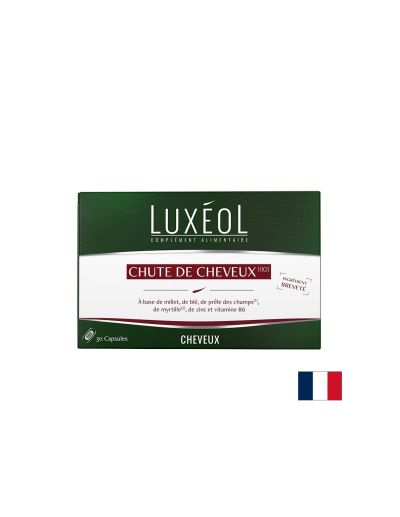 При косопад и оредяване на косата - Luxéol формула, 30 капсули
