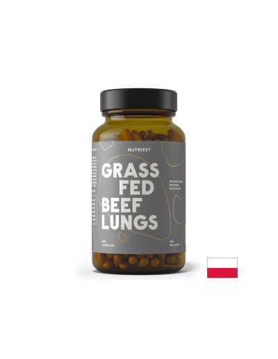 Имунна, нервна и сърдечно-съдова функция - Говежди бял дроб + черен дроб, 400 mg х 240 капсули