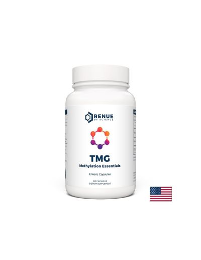 Антиейджинг, ДНК защита - TMG - триметил глицин, цинк, витамини В6 & В12, Фолиева киселина, 120 капсули за 4 месеца прием