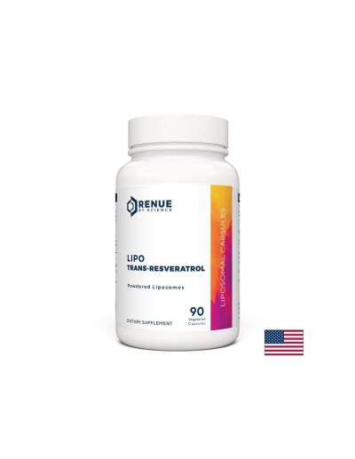 Транс-ресвератрол - здраво сърце и антиейджинг - Липозомна, високоусвоима форма, 125 mg, 90 капсули за 3 месеца прием