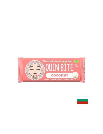 Био Суров десерт QUIN BITE Coconut, 30 g