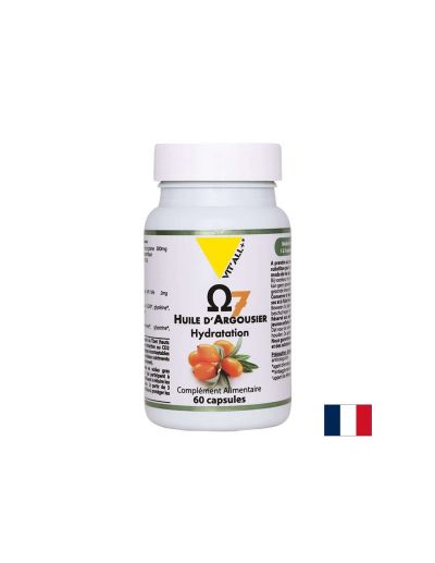 Масло от облепиха - морски зърнастец (източник на омега 3,6,7,9), 500 mg х 60 капсули