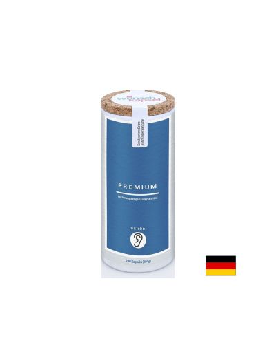 Премиум формула за добър слух - С гинко, женшен, магнезий и витамин В12, 290 капсули, 48 дози