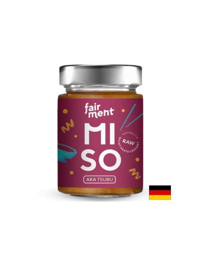 Био смес за японска супа Мисо или за овкусяване на ястия - Miso Aka Tsubu, 200 g