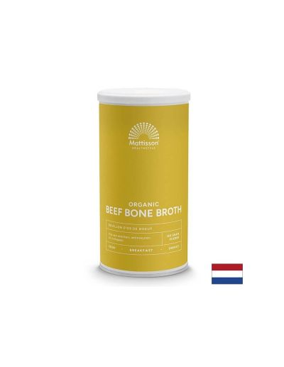 Телешки костен бульон БИО - Богат на колаген, протеини, аминокиселини и минерали - 180 g, прах, 18 или 9 дози