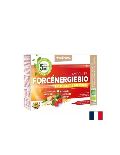 Енергия и тонус - Ampoile Forcenergie BIO, 20 ампули за пиене