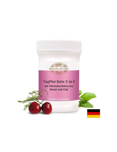 Формула за вагиналната флора - Пробиотична смес, биотин, цинк и билкови екстракти, 200 милиарда активни пробиотици, 30 капсули