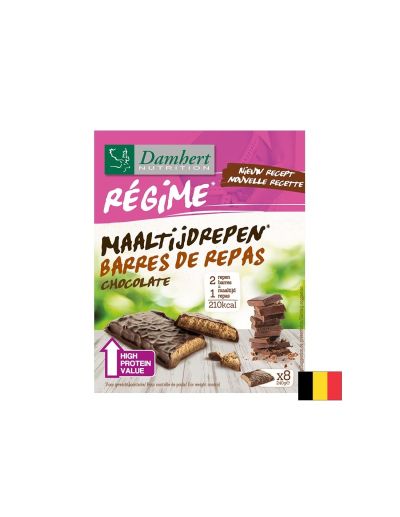 Шоколадови протеинови барчета Régime, 8 броя