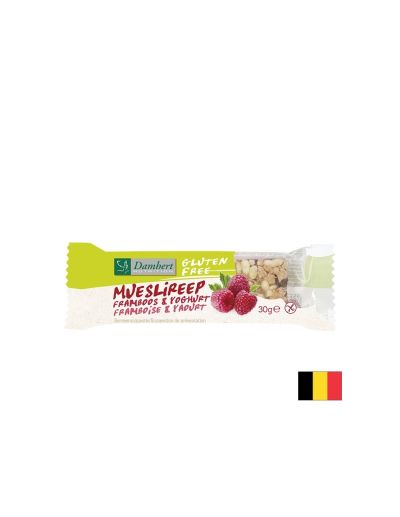 Мюсли бар с малини и йогурт (без глутен), 30 g