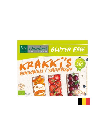 Kрекери от елда и ориз (без глутен), БИО, 120 g