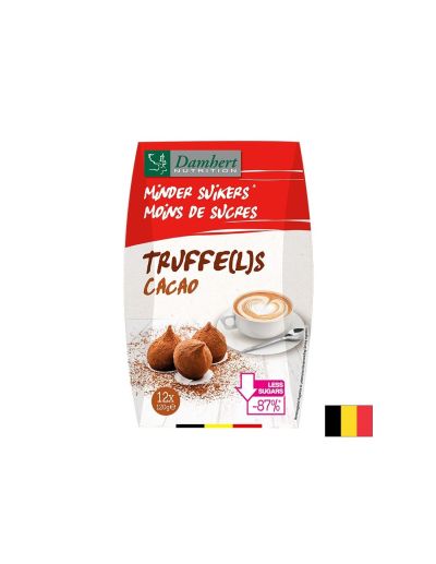 Какаови трюфели (с ниско съдържание на въглехидрати и захари), 12 броя