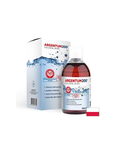 Колоидно сребро Argentum200® - 50ppm, 500 ml