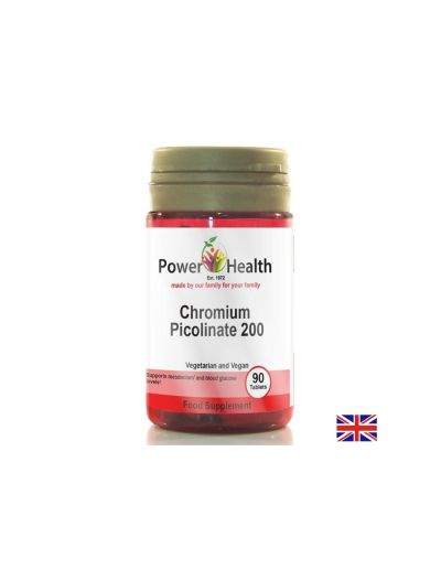 Контрол на апетита и кръвната захар - Хром (пиколинат), 200 μg х 90 таблетки