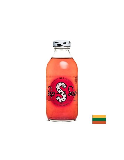 Детоксикация и тонус - Био брезов сок с червени боровинки, 330 ml