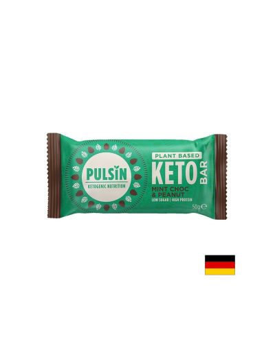 Kето бар с мента и фъстъци, 50 g