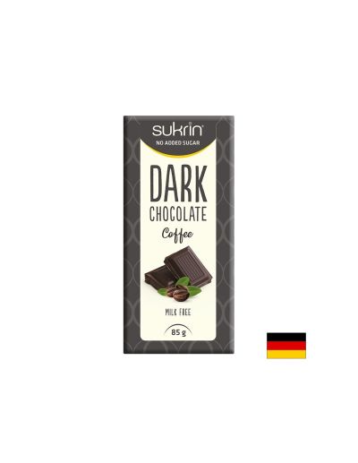 Черен шоколад с кафе (без захар), 85 g