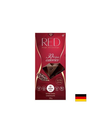 Черен шоколад (без захар), 60% какао, 100 g