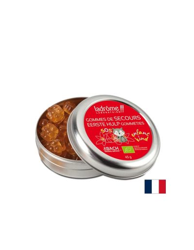 При стрес и страх - Първа помощ дъвки за деца по метода на д-р Бах, 45 g