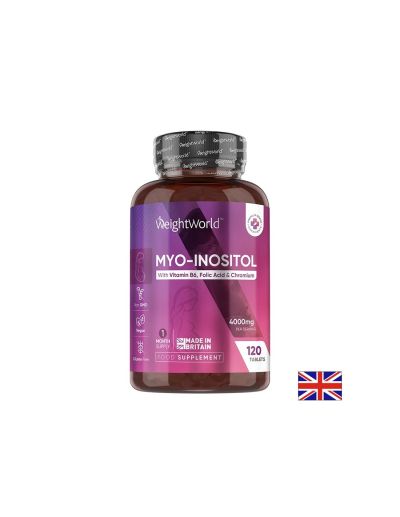 Хормонален дисбаланс и репродуктивно здраве - Мио-инозитол с фолиева киселина, витамин В6 и хром, 120 таблетки