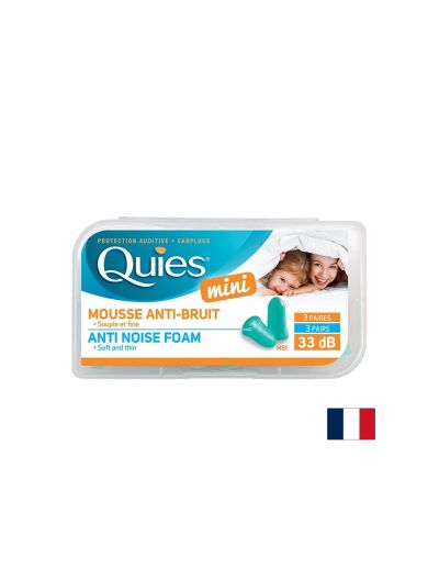 Мини тапи за уши за деца и възрастни от мека полиуретанова пяна 33 dB за еднократна употреба, 3 чифта