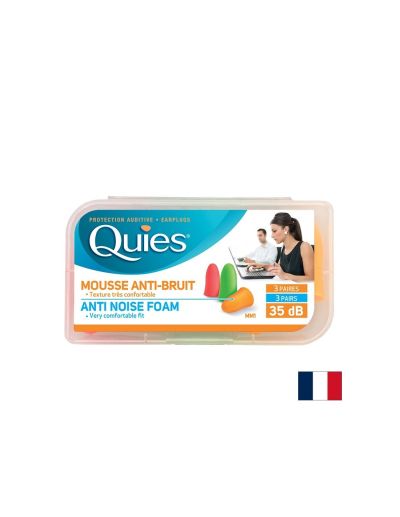 Тапи за уши за възрастни от мека полиуретанова пяна 35 dB за еднократна употреба, 3 чифта