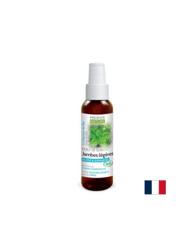 Тонизиращ спрей за уморени крака и глезени с етерични масла, БИО, 100 ml