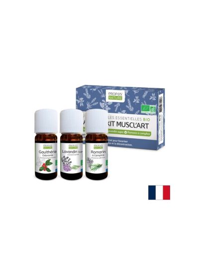 Арома сет Тонус с 3 вида етерични масла, БИО, 3 флакона