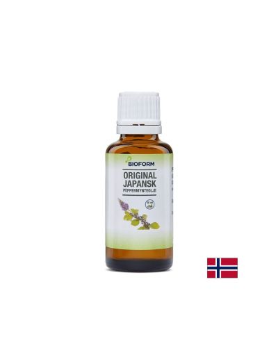 Болкоуспокояващо, при настинка и гадене - Масло от японска мента, 30 ml капки
