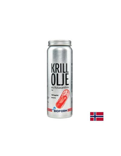 Грижа за сърцето, ставите и зрението - Крил (масло) + Астаксантин, 120 капсули, дуо опаковка