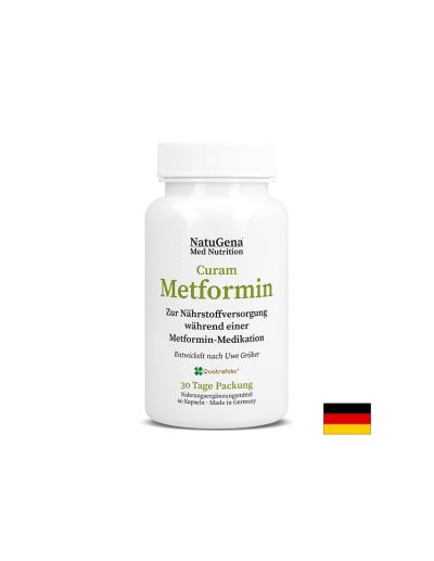 CuramMetformin (витамини и минерали в подкрепа на кръвната захар) x 60 капсули