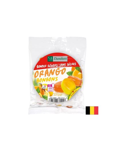 Плодови бонбони за смучене (без захар), 75 g